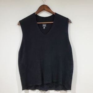 Eileen Fisher Viscose/Nylon Fuzzy Vest Women's Size L